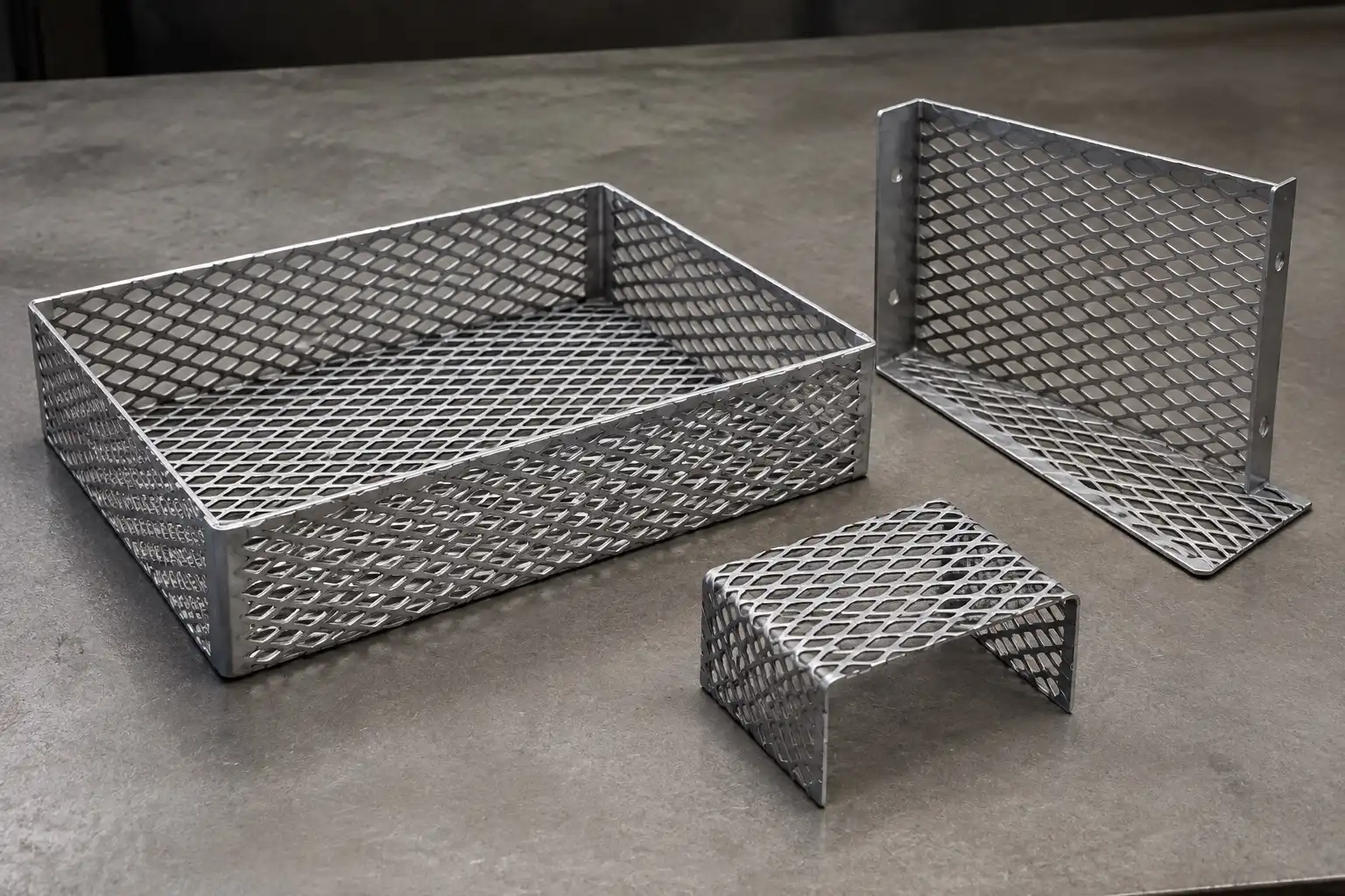 fabricated-expanded-metal-parts Fabricated Expanded Metal Sheet Parts
