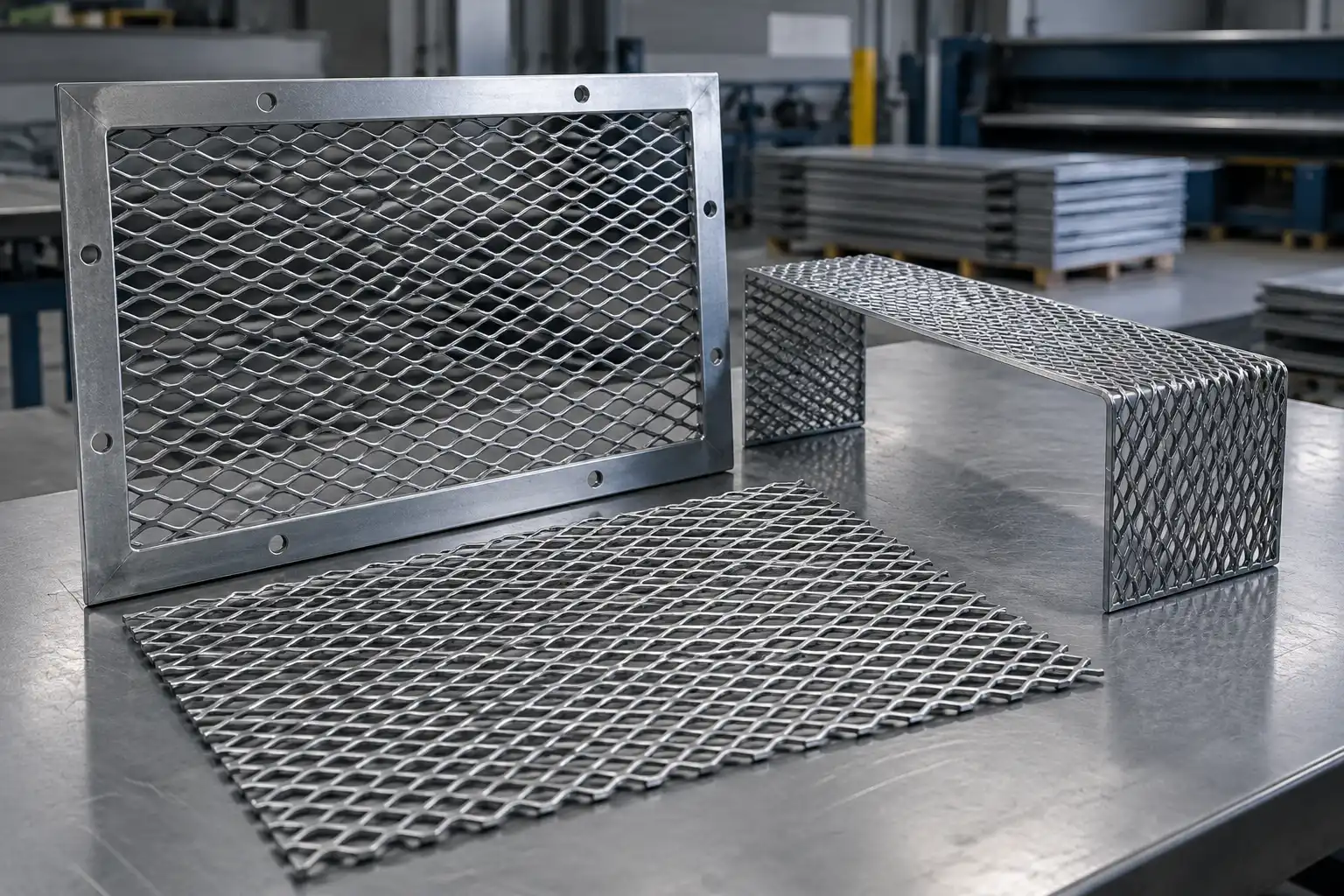 Custom Expanded Metal Mesh Panels