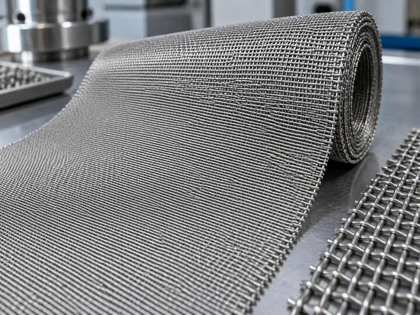 Dutch Weave Wire Mesh Dutch weave wire mesh roll with a dense woven structure for fine filtration and separation