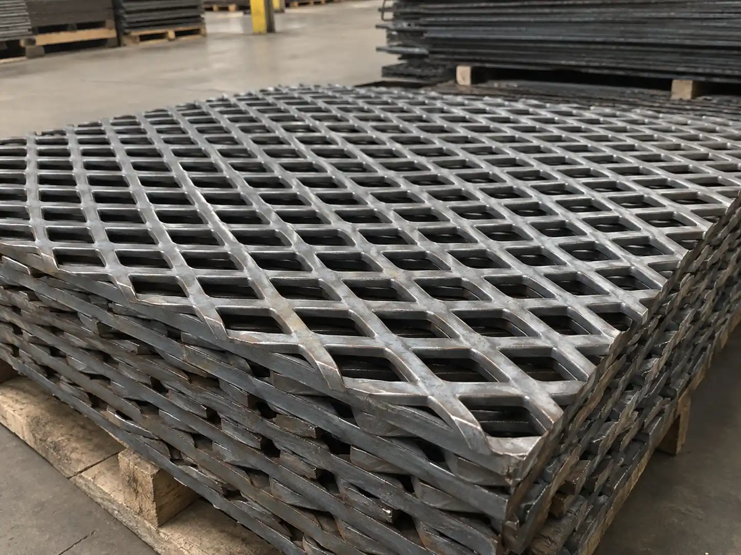 Heavy-Duty Expanded Metal Heavy-duty expanded metal sheets with thicker strands for demanding industrial protection and fabrication applications